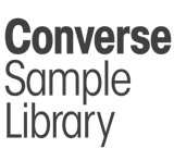 Converse Sample Library logo