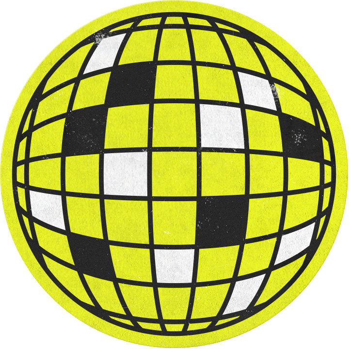 Icon of a disco ball.