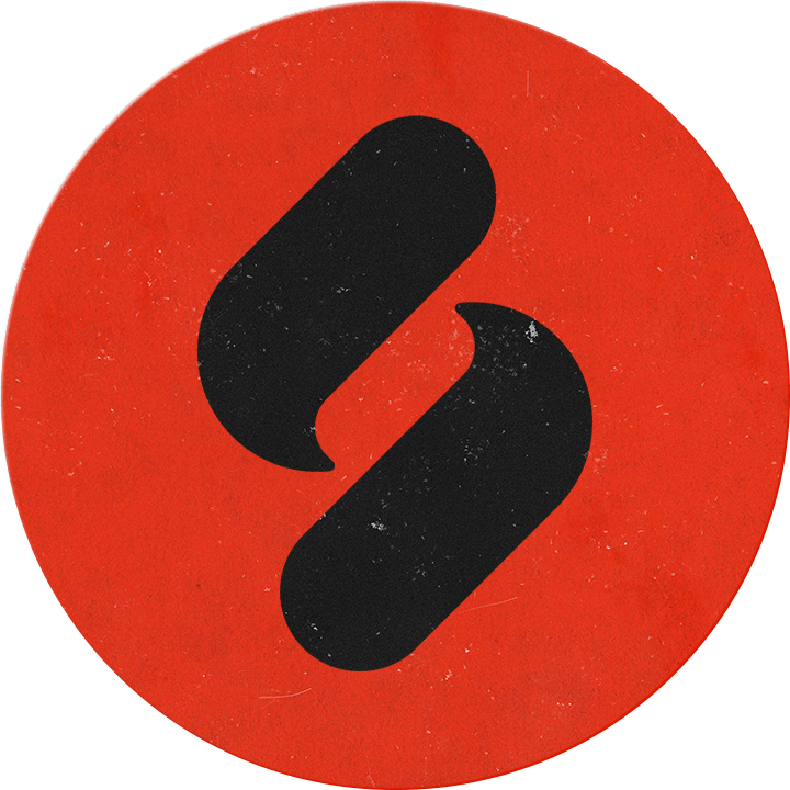 Splice logo glyph in red.